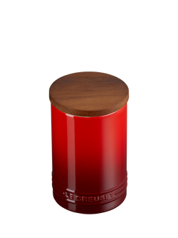 Le Creuset Stoneware Storage Jar, 770ml, Cerise - view 2, Cerise