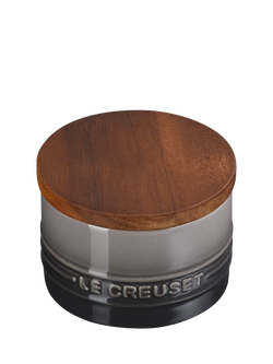 Le Creuset Stoneware Storage Jar, 200ml, Flint - view 2, Flint