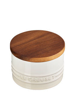 Le Creuset Stoneware Storage Jar, 200ml, Meringue - view 2, Meringue