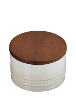 Le Creuset Stoneware Storage Jar, 470ml, Meringue - view 2, Meringue