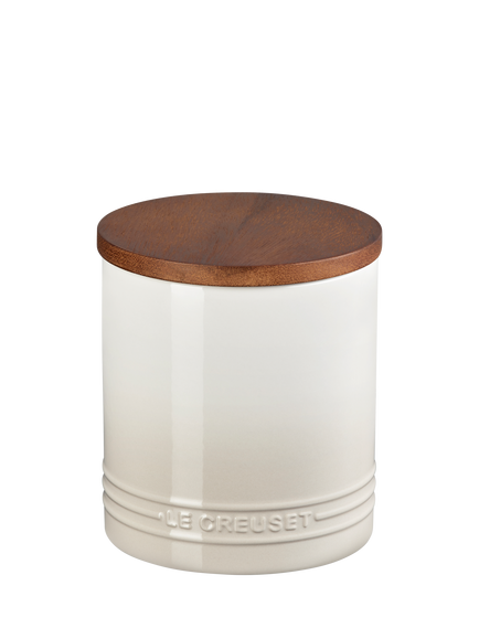 Le Creuset Stoneware Storage Jar, 1.1L, Meringue, Meringue