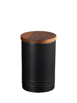Le Creuset Stoneware Storage Jar, 770ml, Satin Black, Satin Black