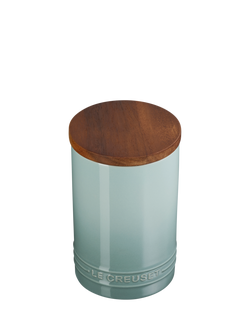 Le Creuset Stoneware Storage Jar, 770ml, Sea Salt - view 2, Sea Salt