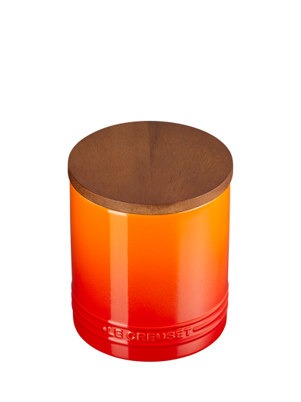 Le Creuset Stoneware Storage Jar, 1.1L, Volcanic - view 2, Volcanic