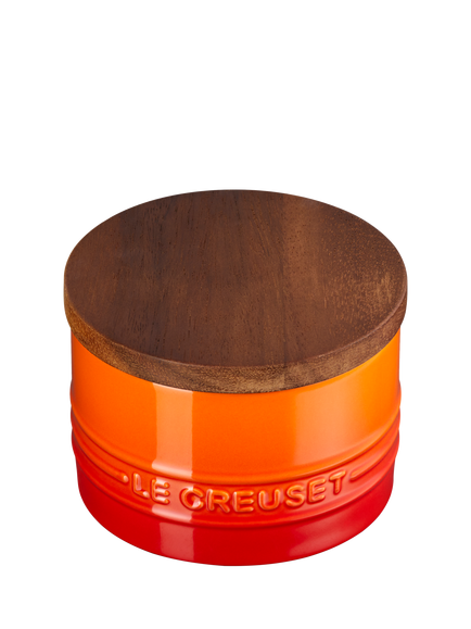 Le Creuset Stoneware Storage Jar, 200ml, Volcanic - view 2, Volcanic