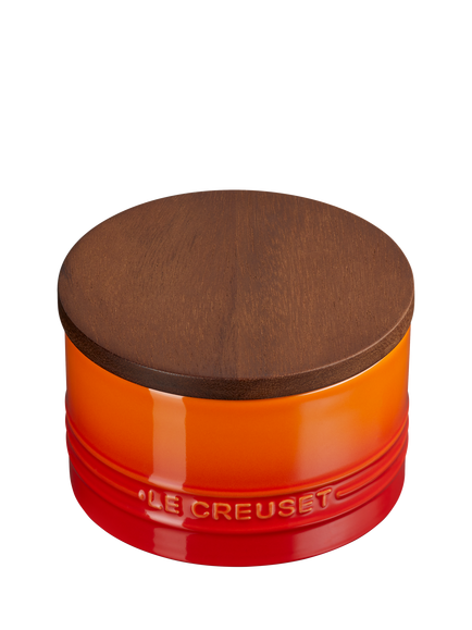 Le Creuset Stoneware Storage Jar, 470ml, Volcanic - view 2, Volcanic