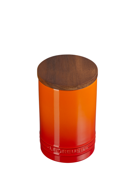 Le Creuset Stoneware Storage Jar, 770ml - view 2, Volcanic