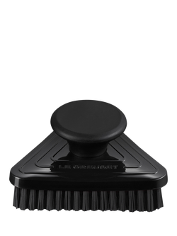 Le Creuset BBQ Outdoor Triangular BBQ Grill Pan Brush, Black Onyx