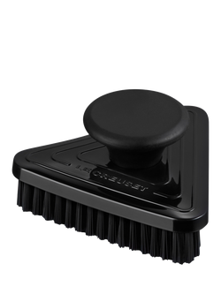 Le Creuset BBQ Outdoor Triangular BBQ Grill Pan Brush - view 2, Black Onyx