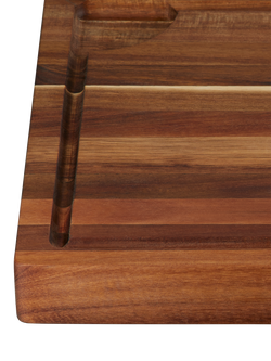 Le Creuset BBQ Outdoor Acacia Wood Meat Carving Board with Juice Grooves - view 2, Wood