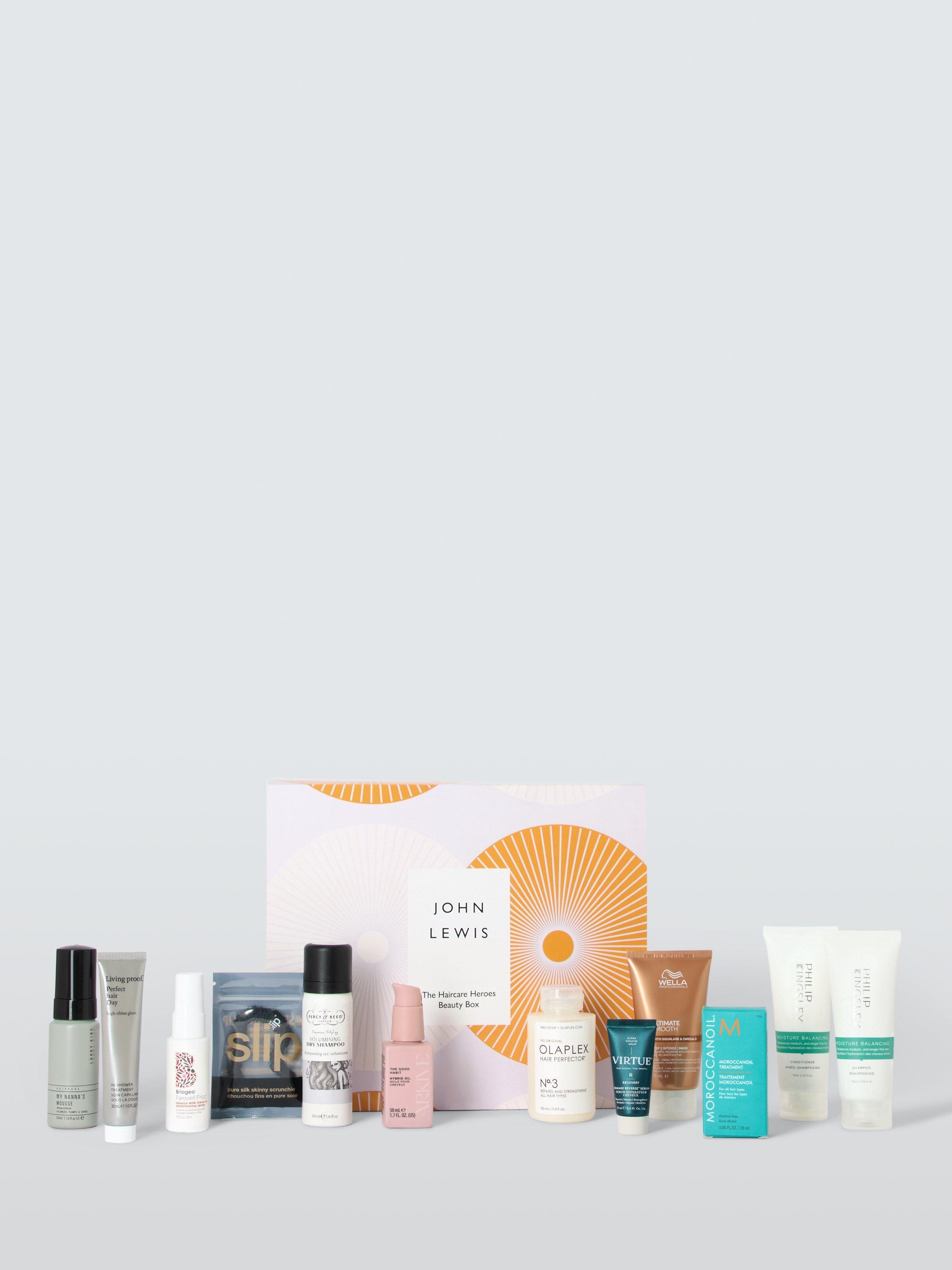 Product image 1 of 5, which shows John Lewis The Haircare Heroes Beauty Box