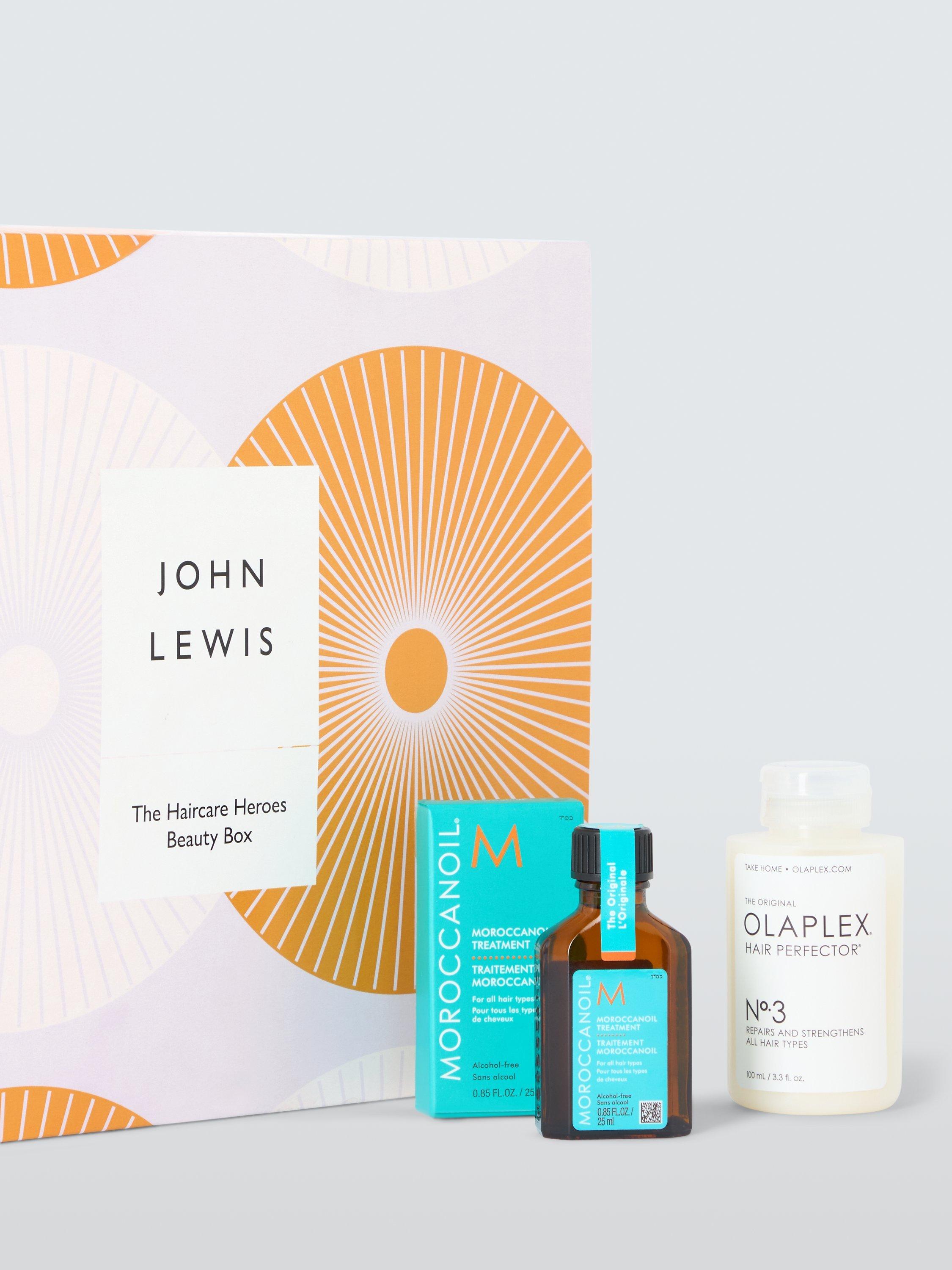 Product image 3 of 5, which shows John Lewis The Haircare Heroes Beauty Box