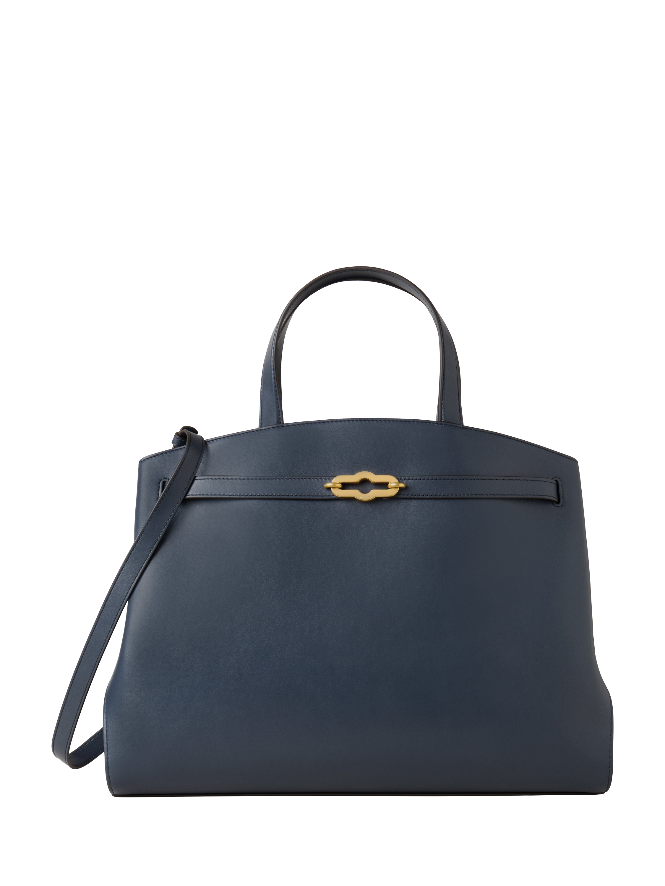 Mulberry Pimlico High Gloss Leather 13" Laptop Tote Bag, Night Sky