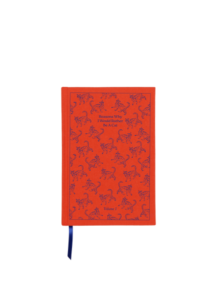 DesignWorks Ink Rather Be a Cat Journal, Red, Red