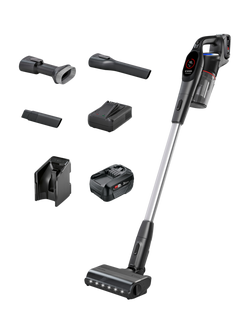 Bosch Unlimited 9 Dual Battery Cordless Vacuum Cleaner with MicroClean™ Technology, Black, Black