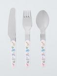 John Lewis Children's Safari Stainless Steel Cutlery Set, 3 Piece