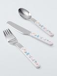 John Lewis Children's Safari Stainless Steel Cutlery Set, 3 Piece