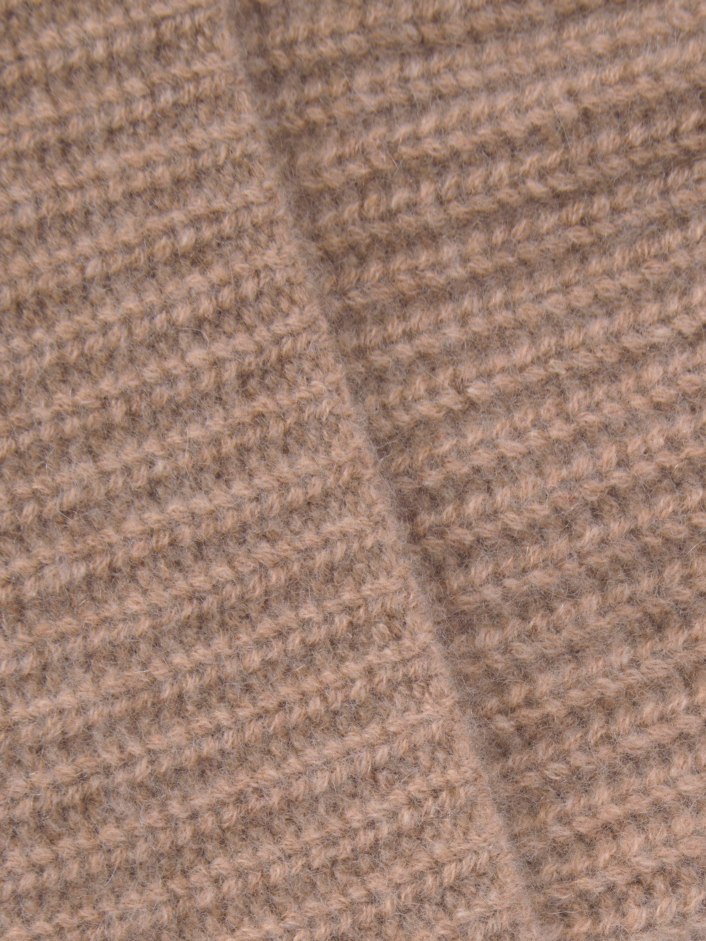 Product image 4 of 5, which shows John Lewis Cashmere Rib Knit Beanie Hat, Camel