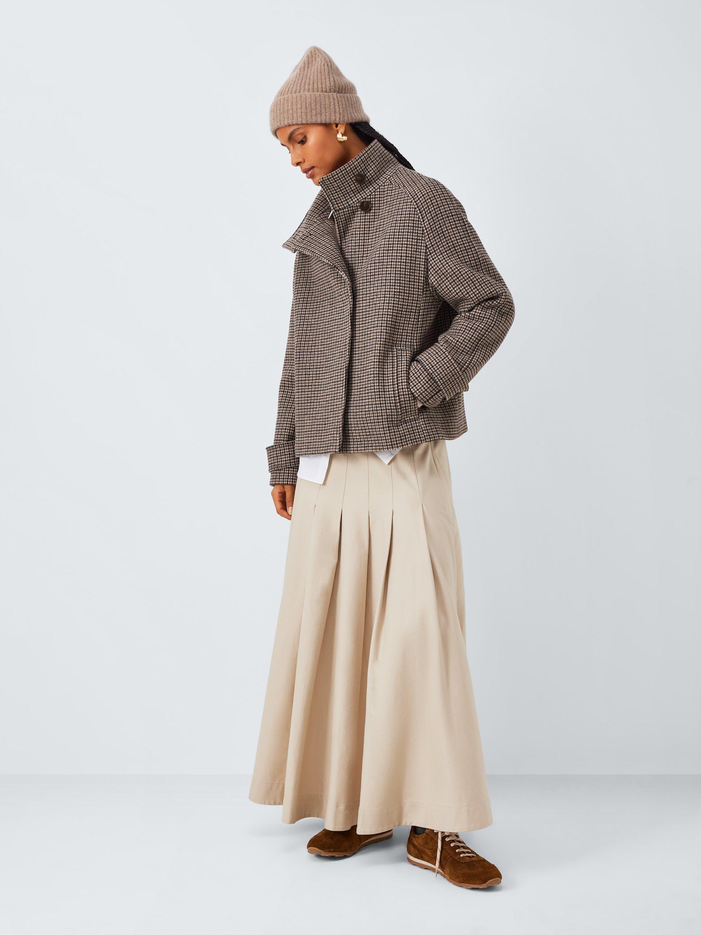 Product image 5 of 5, which shows John Lewis Cashmere Rib Knit Beanie Hat, Camel