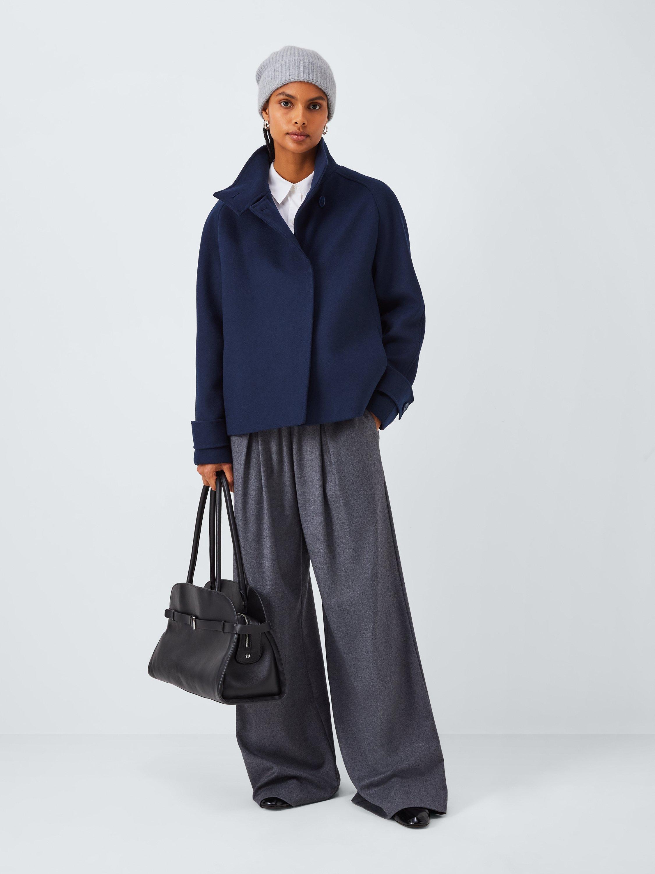 Product image 5 of 5, which shows John Lewis Cashmere Rib Knit Beanie Hat, Light Grey