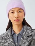 John Lewis Cashmere Rib Knit Beanie, Light Purple