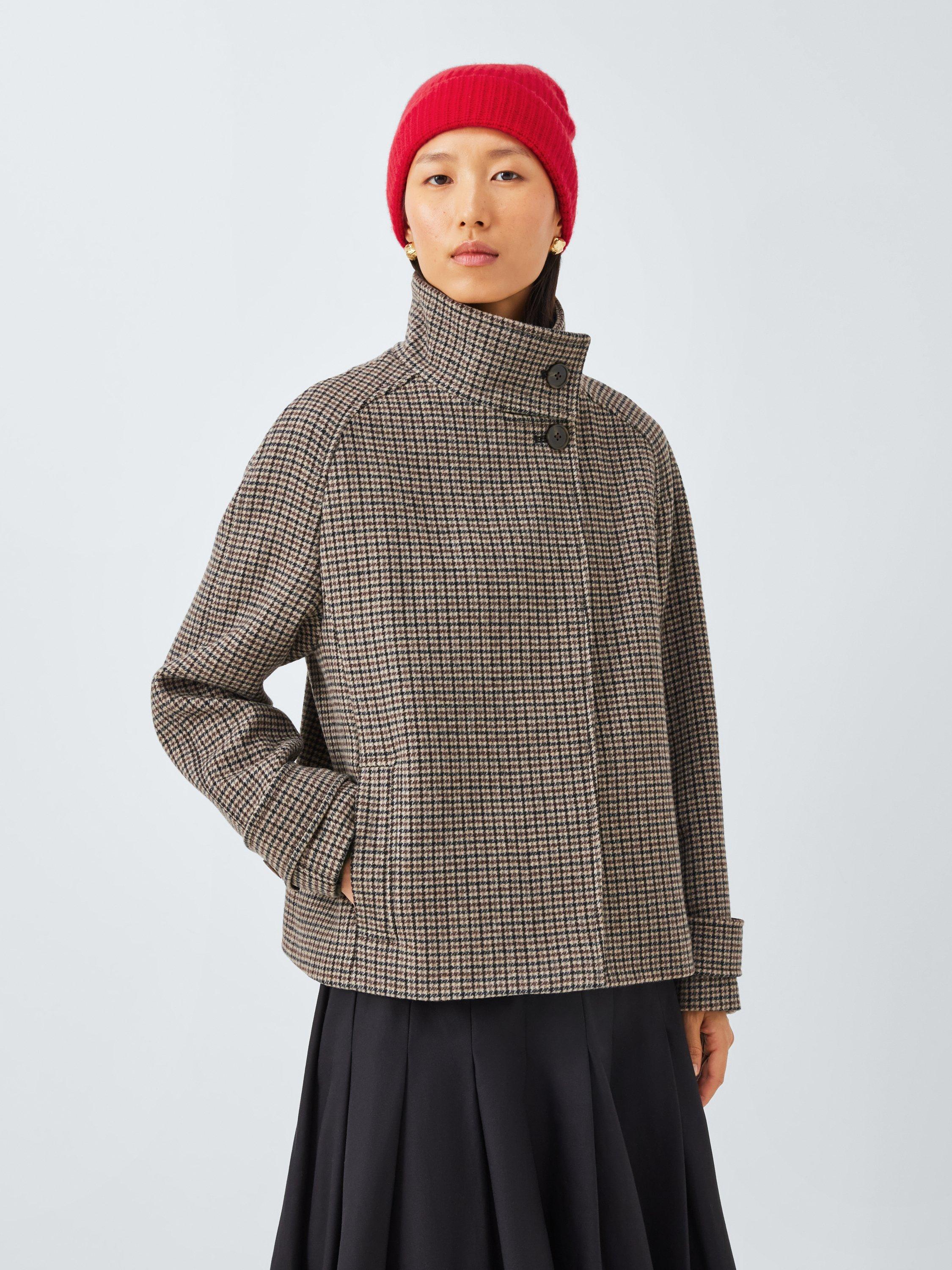 Product image 5 of 5, which shows John Lewis Cashmere Rib Knit Beanie, Red