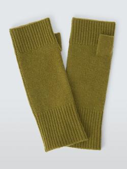 John Lewis Cashmere Handwarmers, Olive