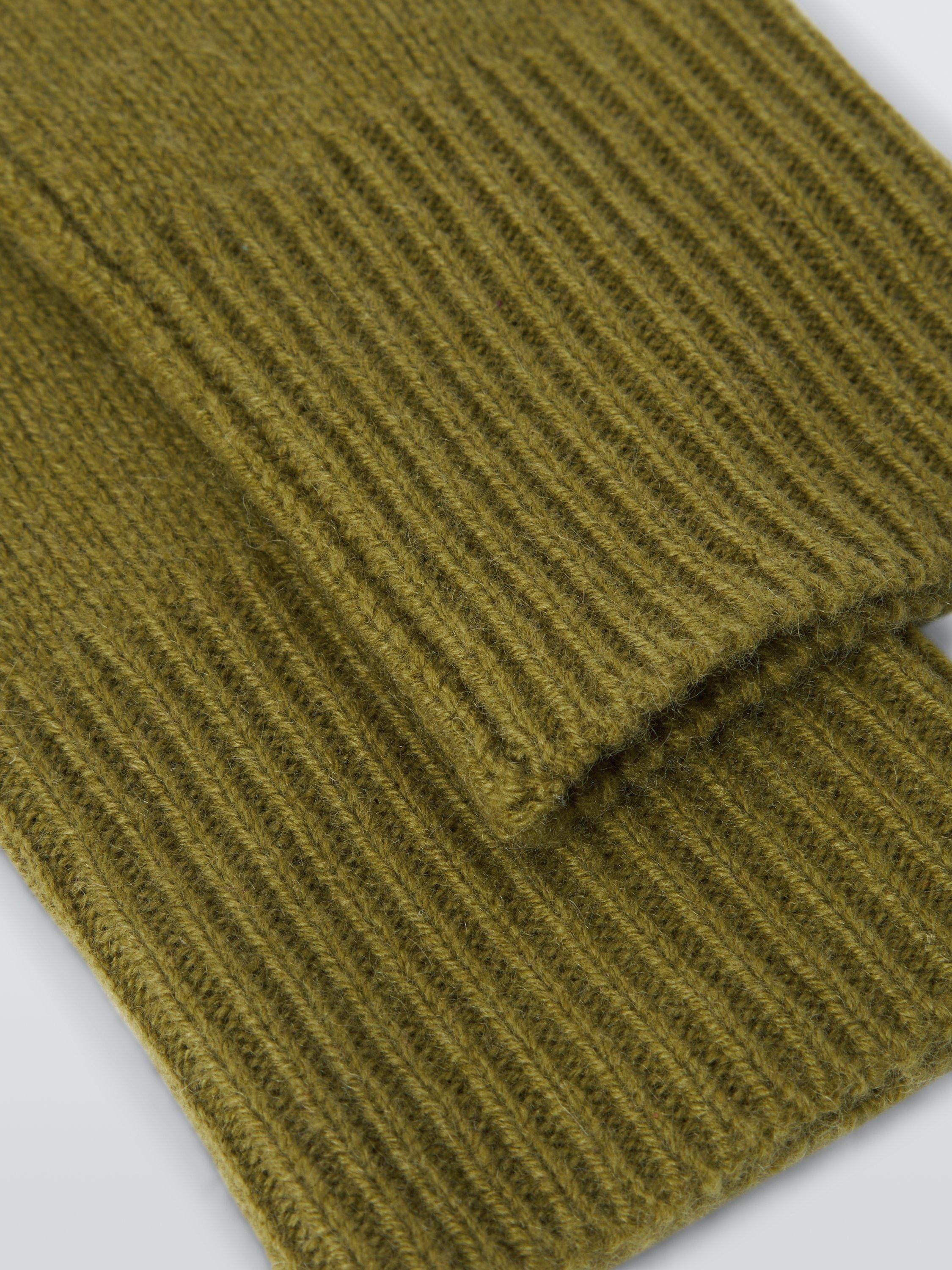 Product image 2 of 3, which shows John Lewis Cashmere Handwarmers, Olive