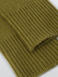 John Lewis Cashmere Handwarmers, Olive