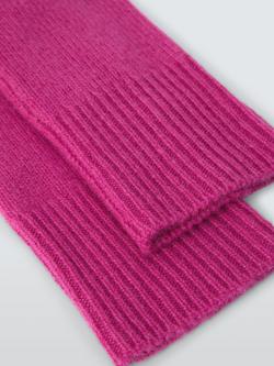 John Lewis Cashmere Handwarmers - view 2, Pink
