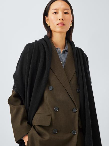 John Lewis Cashmere Wrap, Black