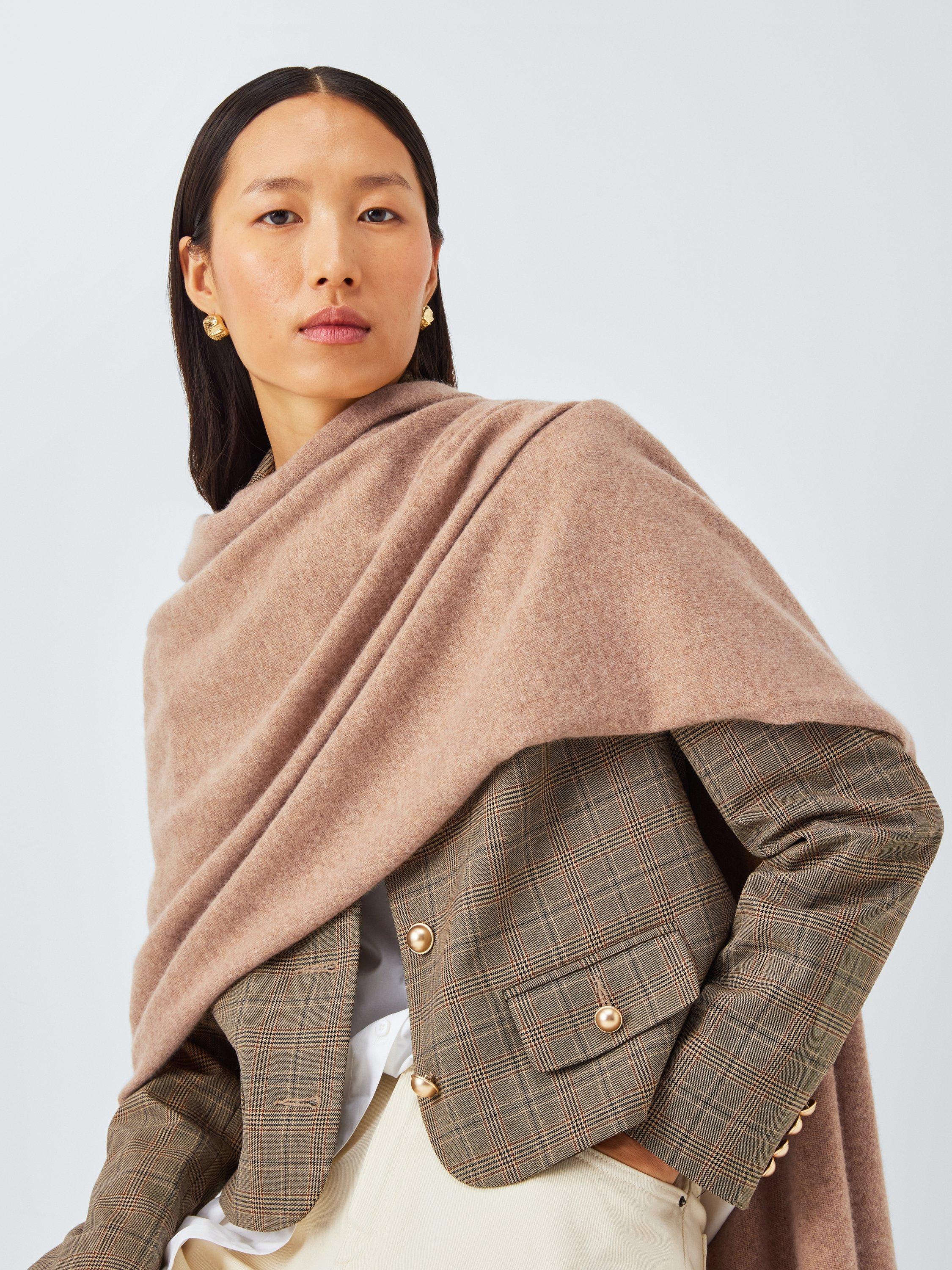 Product image 1 of 6, which shows John Lewis Cashmere Wrap, Camel