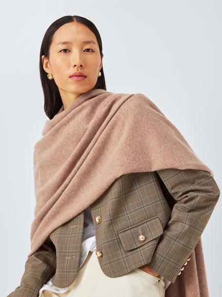 John Lewis Cashmere Wrap, Camel