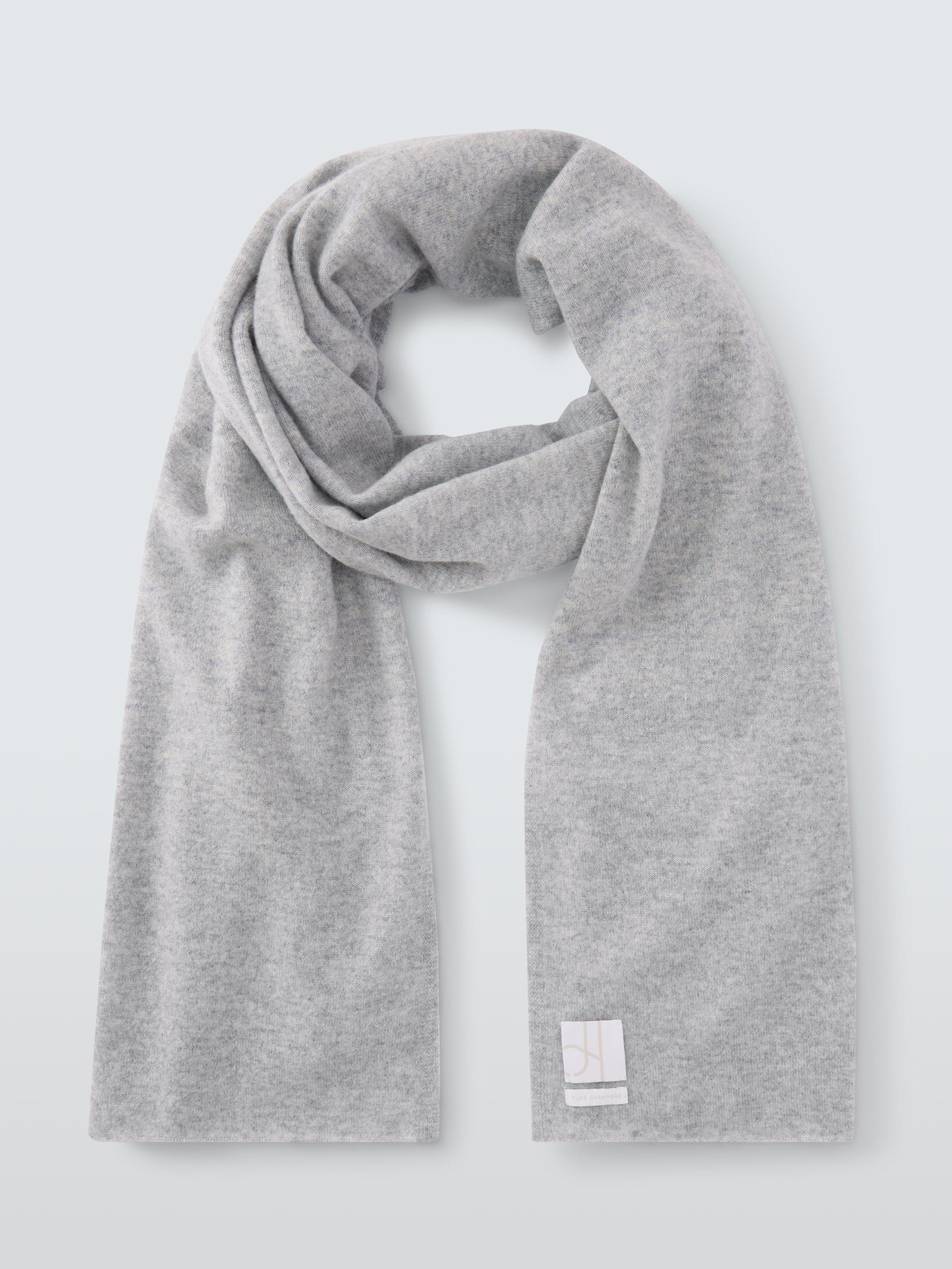 Product image 2 of 6, which shows John Lewis Cashmere Wrap, Light Grey