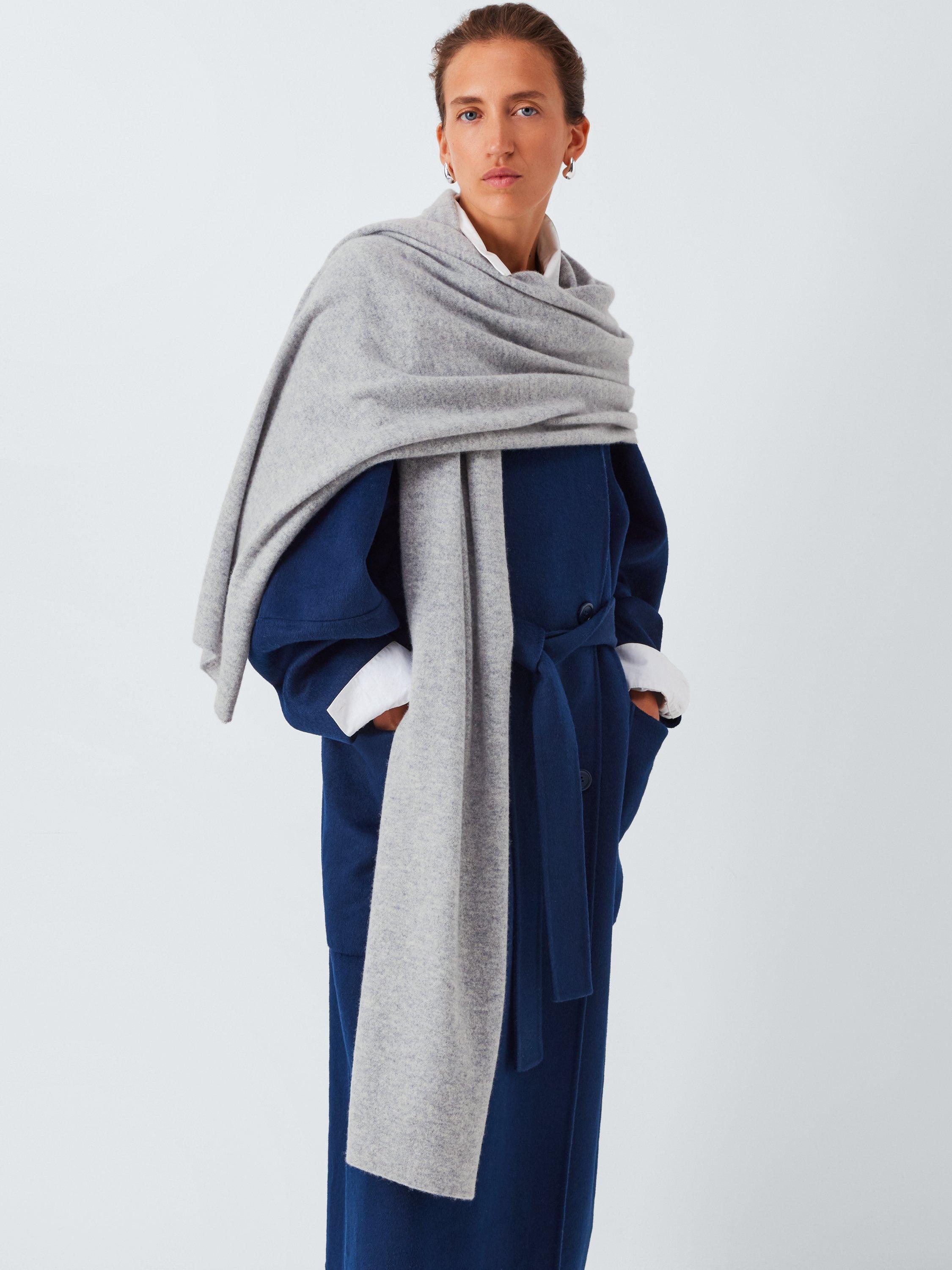 Product image 6 of 6, which shows John Lewis Cashmere Wrap, Light Grey