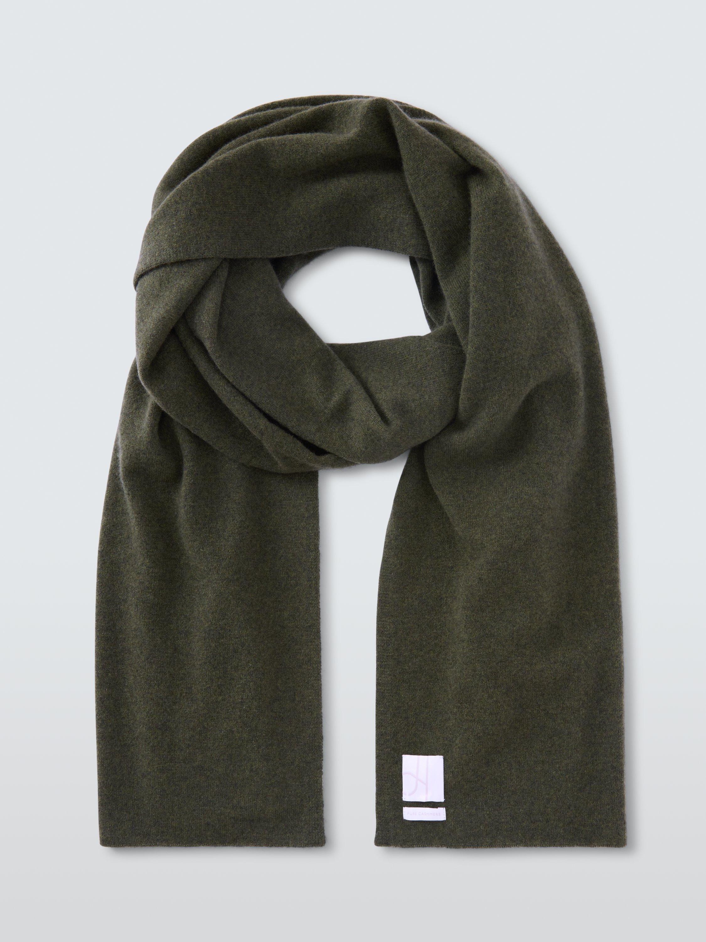Product image 2 of 5, which shows John Lewis Cashmere Wrap, Khaki