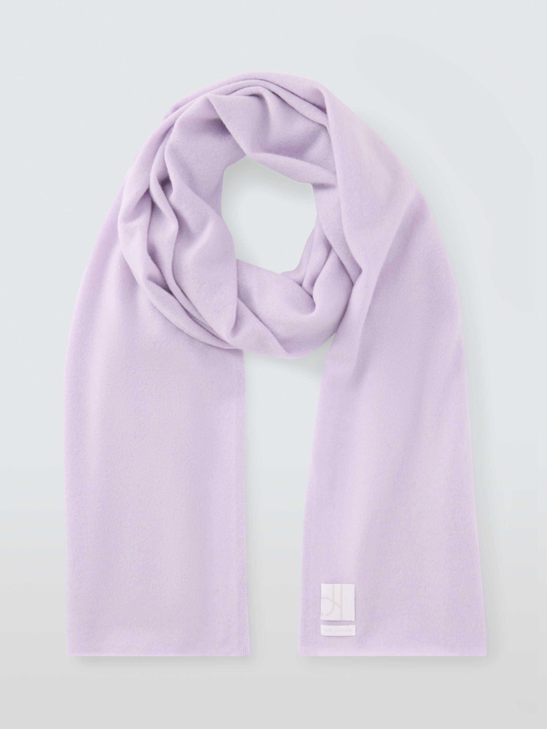 Product image 2 of 6, which shows John Lewis Cashmere Wrap, Light Purple