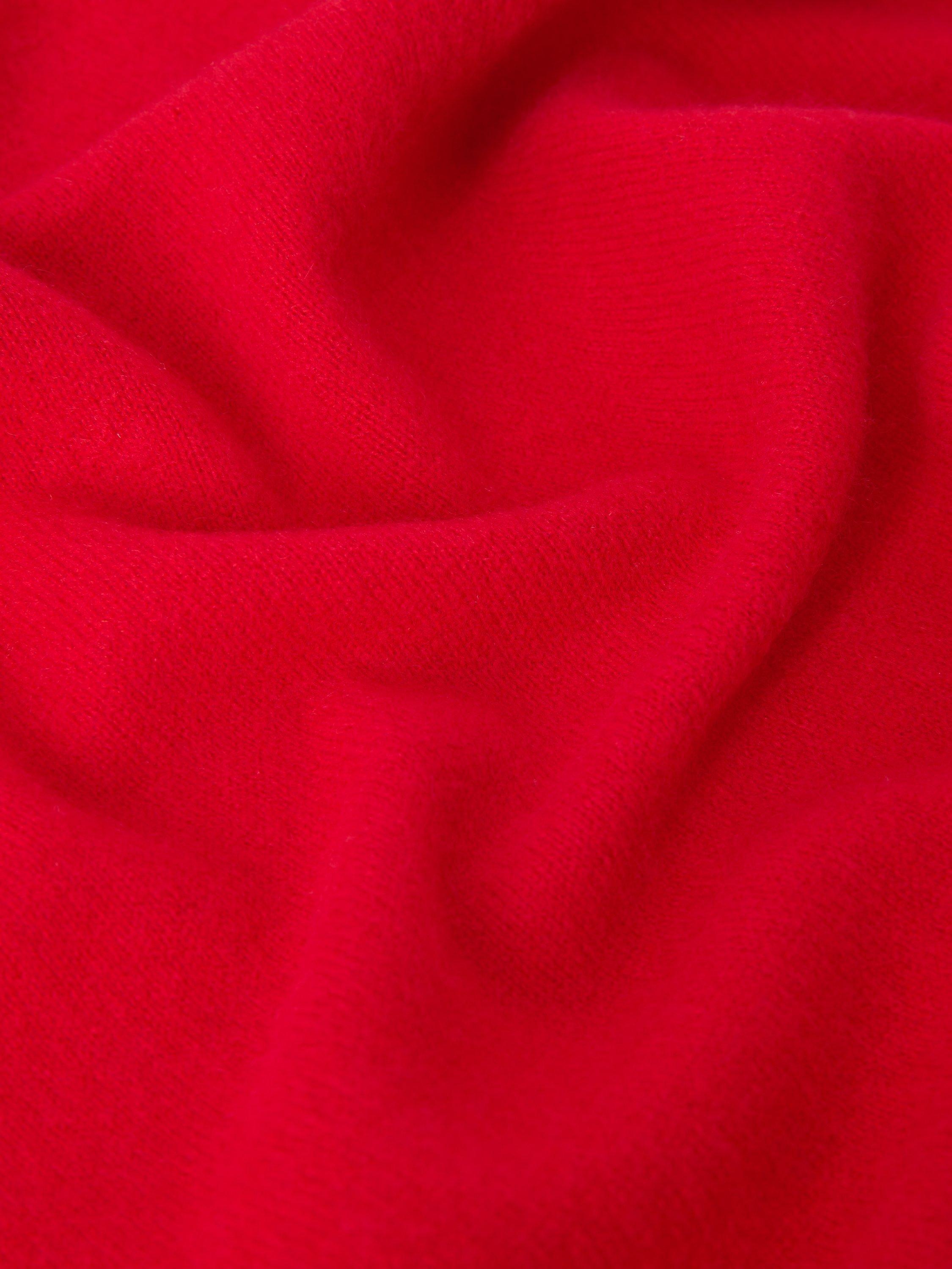 Product image 4 of 6, which shows John Lewis Cashmere Wrap, Red