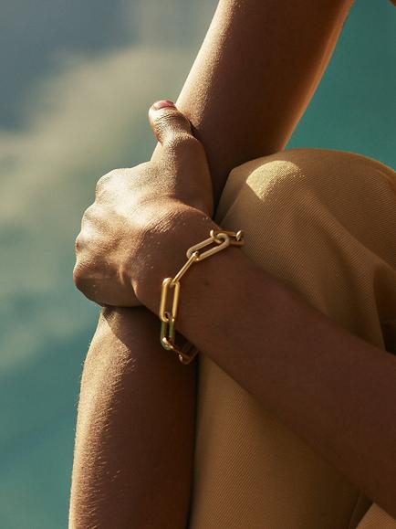 EDBLAD Wonderful Ivy Maxi Link Bracelet - view 2, Gold