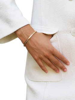 EDBLAD Josefin Cubic Zirconia Bangle - view 2, Gold