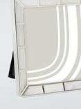 John Lewis Mother Of Pearl Block Photo Frame, 4 x 4" (10 x 10cm), Silver Plated