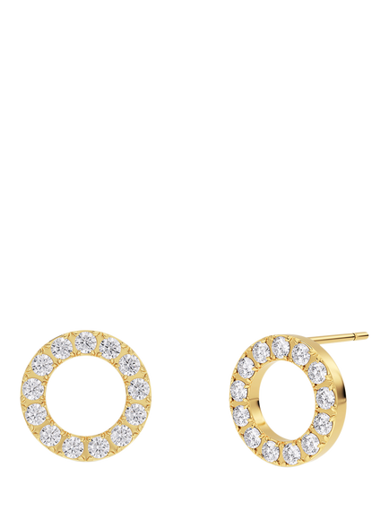 EDBLAD Glow Stud Earrings, Silver, Gold