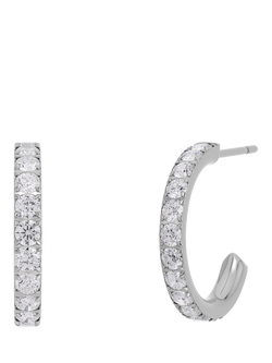 EDBLAD Glow Hoop Earrings, Silver