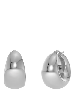 EDBLAD Boyd Chunky Graduated Hoop Earrings, Silver