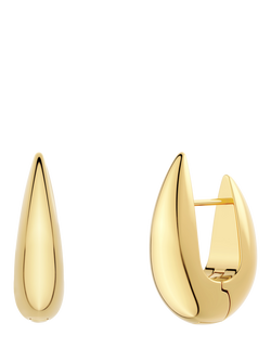 EDBLAD Crest Drop Hoop Earrings, Large, Gold
