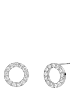 EDBLAD Glow Stud Earrings, Silver, Silver