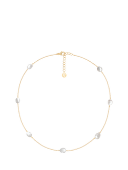 EDBLAD Perla Necklace, Gold/White