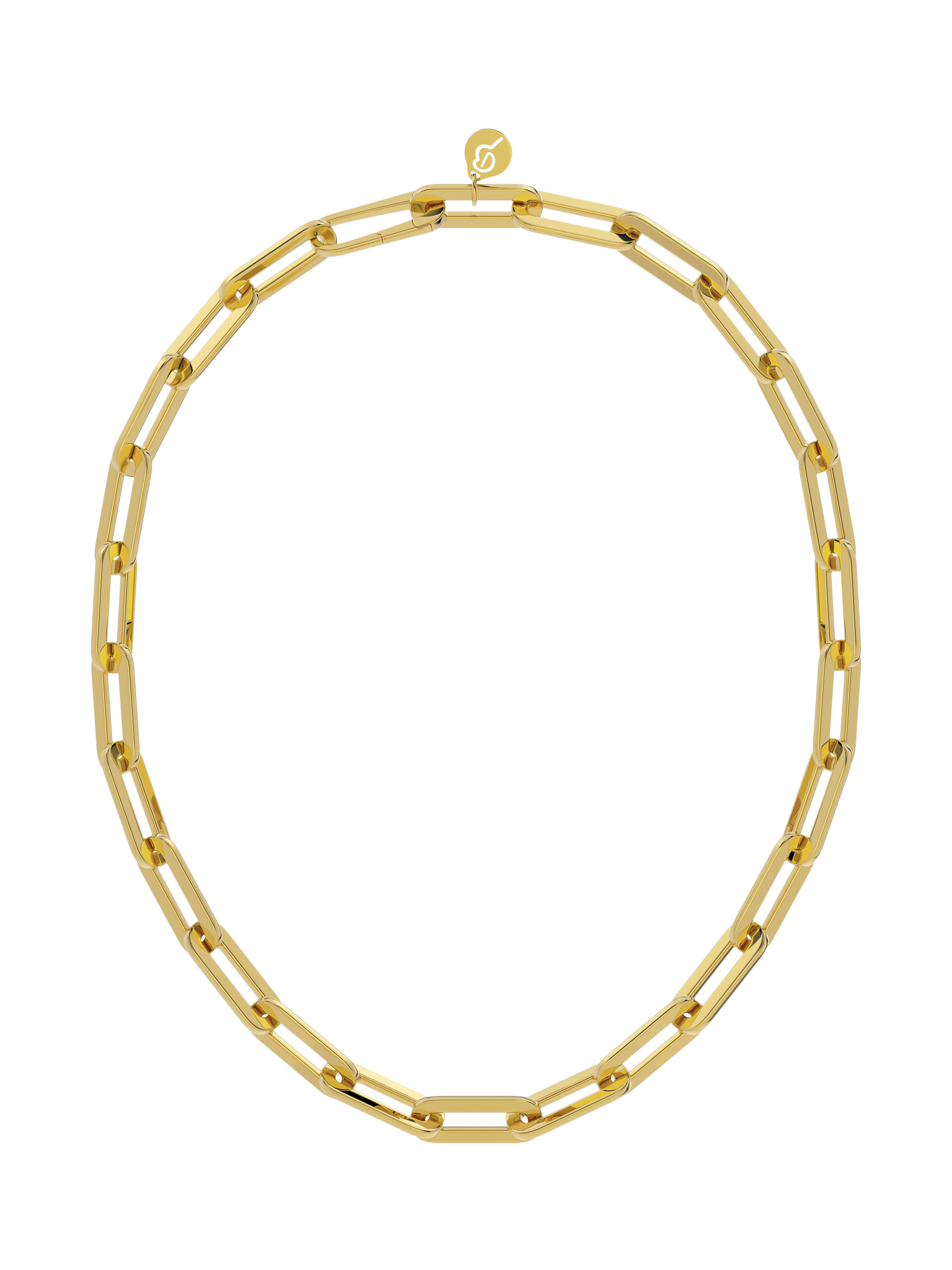 Product image 1 of 1, which shows EDBLAD Wonderful Ivy Maxi Link Necklace, Gold