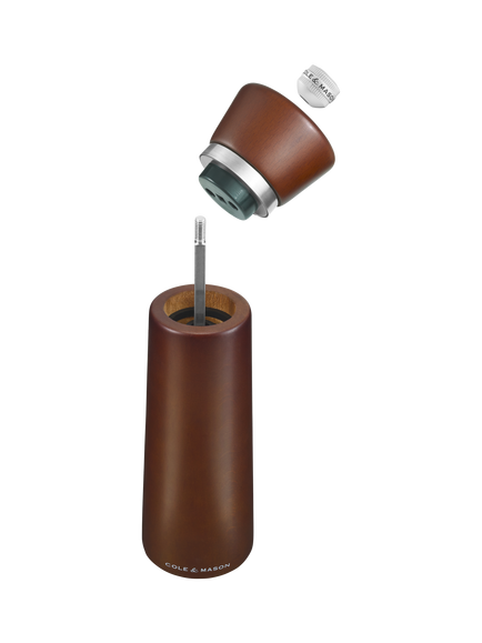 Cole & Mason Millbank Salt Mill, Chocolate Brown - view 2, Brown Chocolate