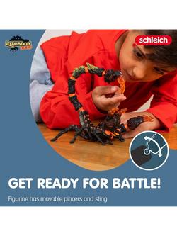 schleich Eldrador Creatures Lava Scorpion Action Figure - view 2, Multi